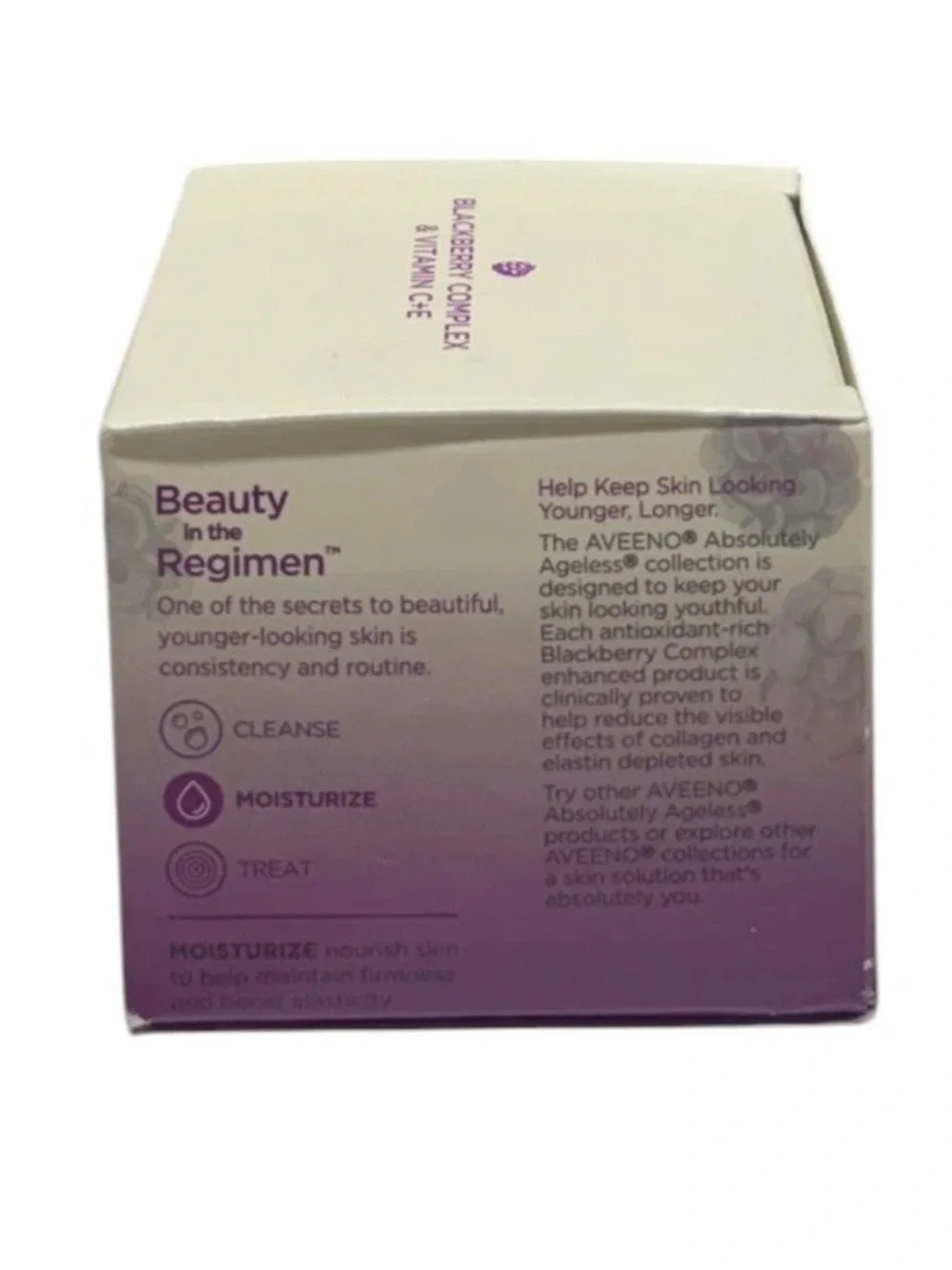 (4) Aveeno Absolutely Ageless Anti Aging Restorative Night Cream 1.7oz